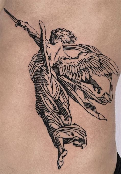 Strength and Power: 55 Fallen Angel Tattoos To Lift。